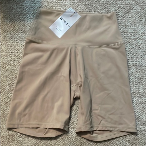 NVGTN Women's Beige Signature Shorts. 
NWT. 
Never Worn. - Picture 1 of 3
